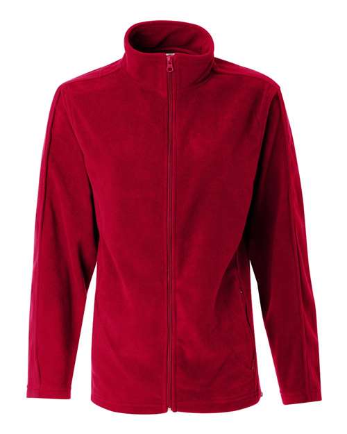 Sierra Pacific 5301 Women's Microfleece Full-Zip Jacket #color_American Red