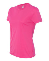 Hanes 4830 Ladies' Cool DRI with FreshIQ Performance T-Shirt #color_WOW PINK