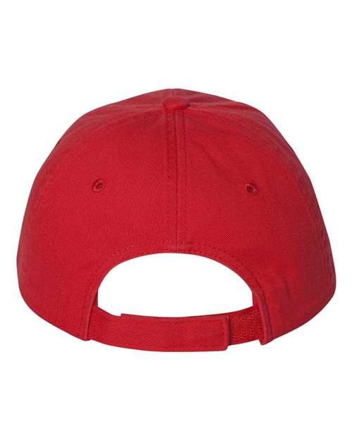Valucap VC350 Bio-Washed Chino Twill Cap #color_Red