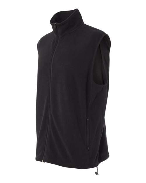 Sierra Pacific 3310 Microfleece Full-Zip Vest #color_Onyx Black