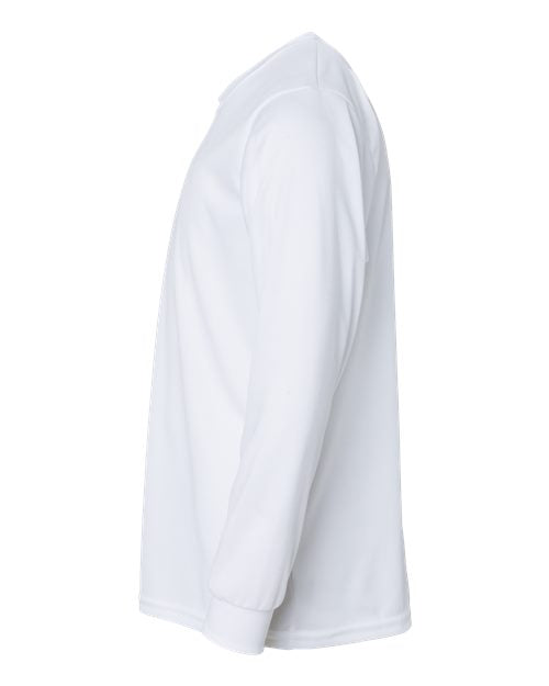 C2 Sport 5204 Youth Performance Long Sleeve T-Shirt #color_White