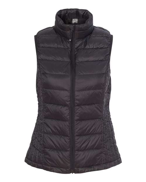 Weatherproof 16700W Women's 32 Degrees Packable Down Vest #color_Black