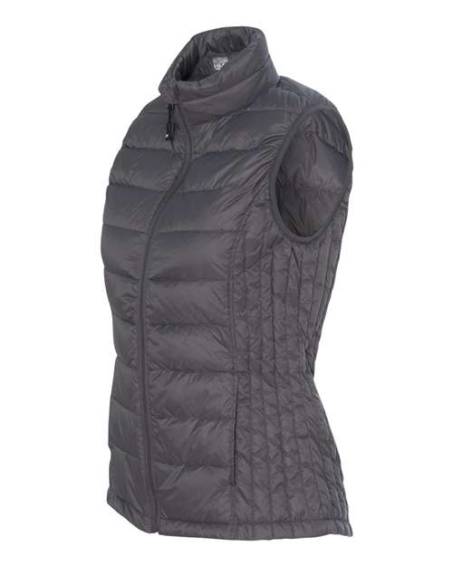 Weatherproof 16700W Women's 32 Degrees Packable Down Vest #color_Dark Pewter
