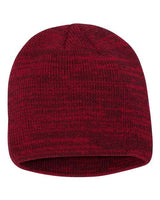 ""Sportsman SP03 8" Marled Beanie" #color_Red/ Maroon"