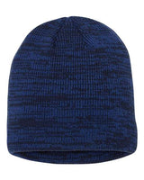 ""Sportsman SP03 8" Marled Beanie" #color_Royal/ Navy"