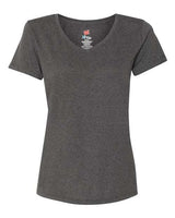 Hanes 42VT Ladies' X-Temp Triblend V-Neck T-Shirt #color_SLATE TRIBLEND