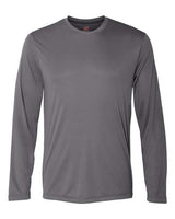Hanes 482L Adult Cool DRI with FreshIQ Long-Sleeve Performance T-Shirt #color_GRAPHITE