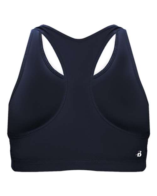 Badger 2636 Girls' B-Sport Bra Top #color_Navy