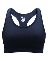 Badger 2636 Girls' B-Sport Bra Top #color_Navy