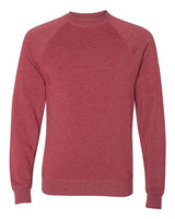 Independent Trading Co. PRM30SBC Special Blend Crewneck Raglan Sweatshirt #color_Crimson