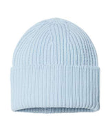 Atlantis Headwear OAK Sustainable Chunky Rib Cuffed Beanie #color_Light Blue
