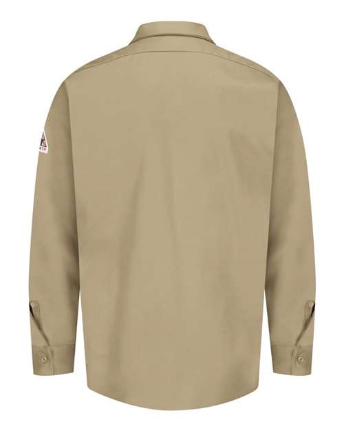Bulwark SEW2 Flame Resistant Excel Work Shirt #color_Khaki