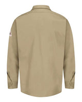 Bulwark SEW2 Flame Resistant Excel Work Shirt #color_Khaki