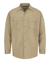 Bulwark SEW2 Flame Resistant Excel Work Shirt #color_Khaki