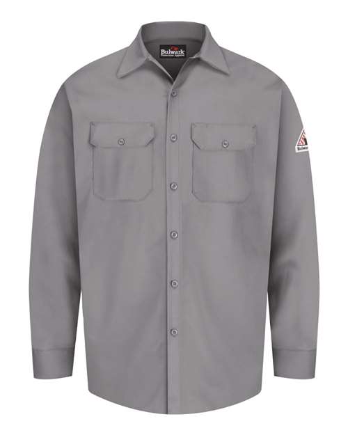 Bulwark SEW2 Flame Resistant Excel Work Shirt #color_Silver Grey