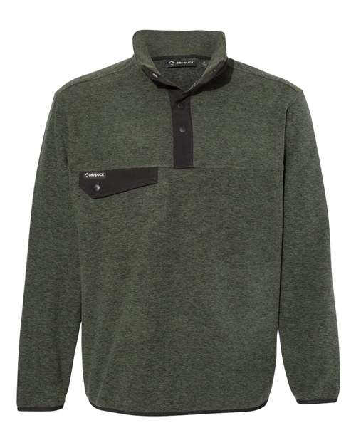 Dri Duck 7352 Men's Denali Fleece Pullover Jacket #color_FATIGUE