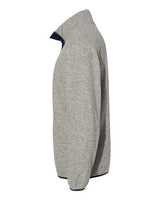 Dri Duck 7352 Men's Denali Fleece Pullover Jacket #color_PLATINUM