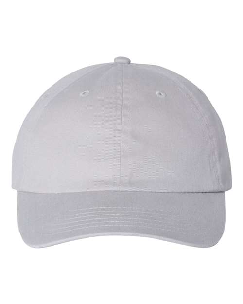 Valucap VC200 Brushed Twill Cap #color_Light Grey