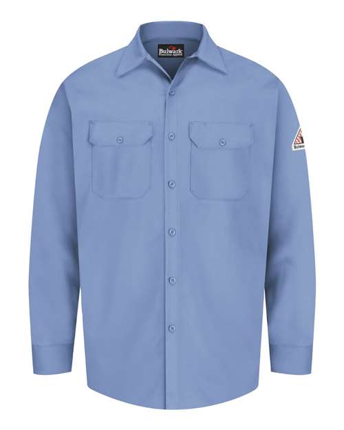 Bulwark SEW2 Flame Resistant Excel Work Shirt #color_Light Blue