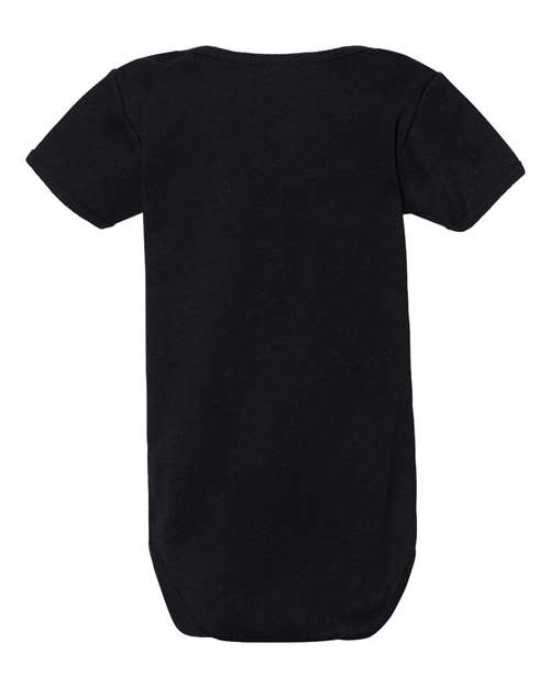 Gildan G64ZEE SoftstyleInfant 5.5 oz.  One-Piece #color_BLACK