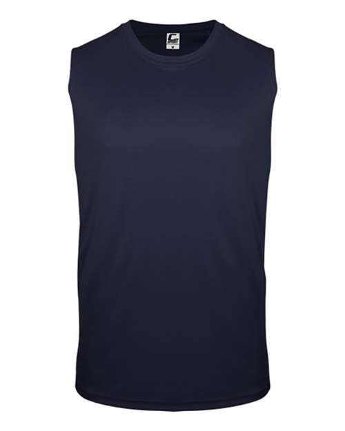 C2 Sport 5230 Youth Sleeveless T-Shirt #color_Navy