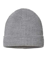 Atlantis Headwear MAPLE Sustainable Finish Edge Cuffed Beanie #color_Light Grey Melange