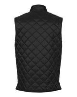 Weatherproof 207359 Vintage Diamond Quilted Vest #color_Black