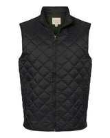 Weatherproof 207359 Vintage Diamond Quilted Vest #color_Black