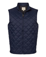 Weatherproof 207359 Vintage Diamond Quilted Vest #color_Navy