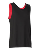 Alleson Athletic 506CR Reversible Tank #color_Black/ Red