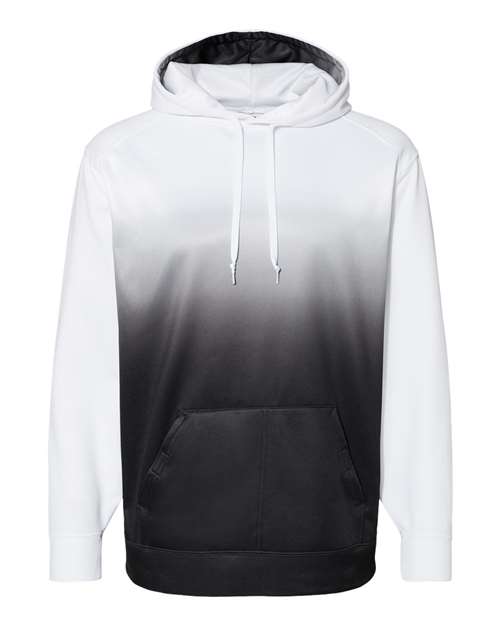 Badger 1403 Ombre Hooded Sweatshirt #color_Black