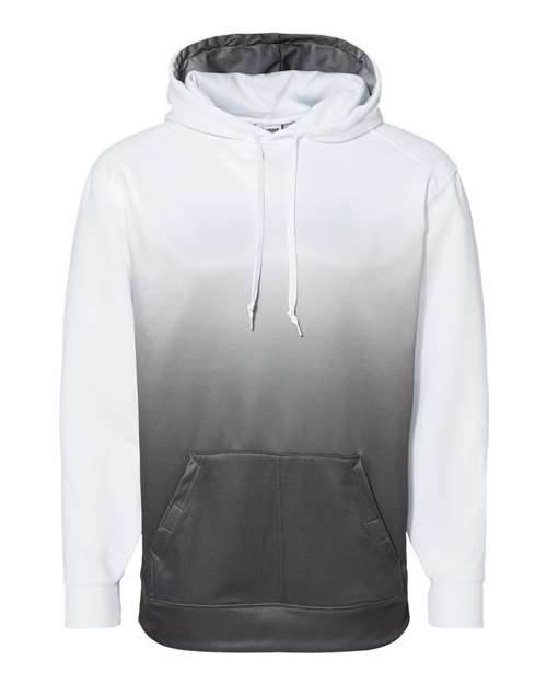 Badger 1403 Ombre Hooded Sweatshirt #color_Graphite