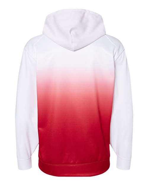 Badger 1403 Ombre Hooded Sweatshirt #color_Red