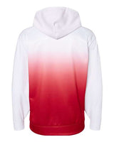 Badger 1403 Ombre Hooded Sweatshirt #color_Red
