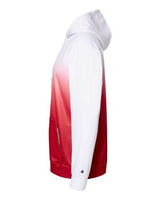 Badger 1403 Ombre Hooded Sweatshirt #color_Red