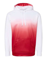 Badger 1403 Ombre Hooded Sweatshirt #color_Red