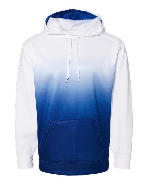 Badger 1403 Ombre Hooded Sweatshirt #color_Royal