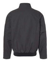 Dri Duck 5032DD Men's Force Canvas Bomber Jacket #color_CHARCOAL