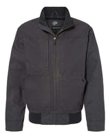 Dri Duck 5032DD Men's Force Canvas Bomber Jacket #color_CHARCOAL