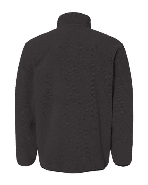 Dri Duck 7355 Men's Brooks Sherpa Fleece Pullover #color_CHARCOAL
