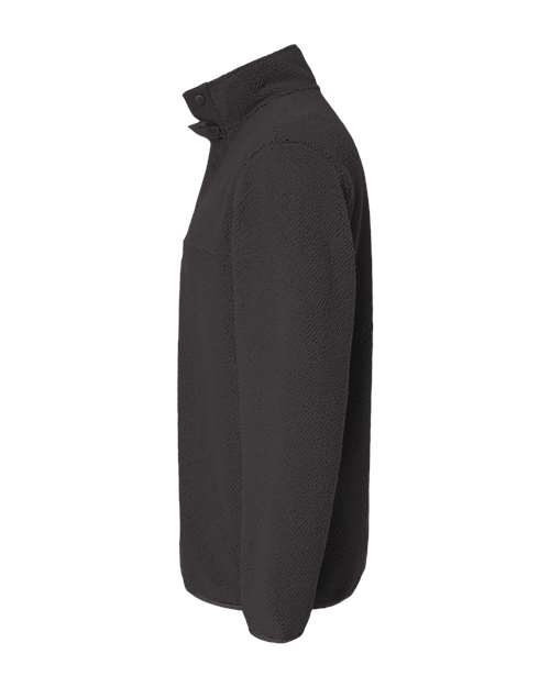 Dri Duck 7355 Men's Brooks Sherpa Fleece Pullover #color_CHARCOAL