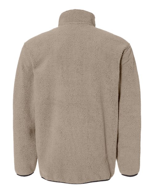 Dri Duck 7355 Men's Brooks Sherpa Fleece Pullover #color_MOSS