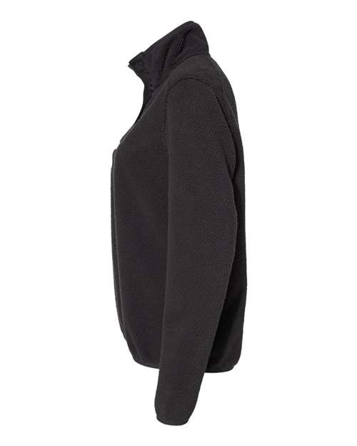 Dri Duck 9345 Ladies' Cypress Sherpa Fleece Pullover #color_CHARCOAL