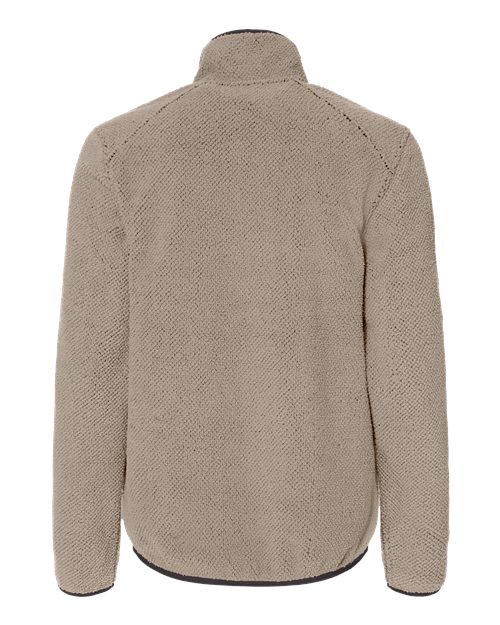 Dri Duck 9345 Ladies' Cypress Sherpa Fleece Pullover #color_MOSS