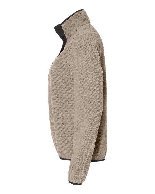 Dri Duck 9345 Ladies' Cypress Sherpa Fleece Pullover #color_MOSS
