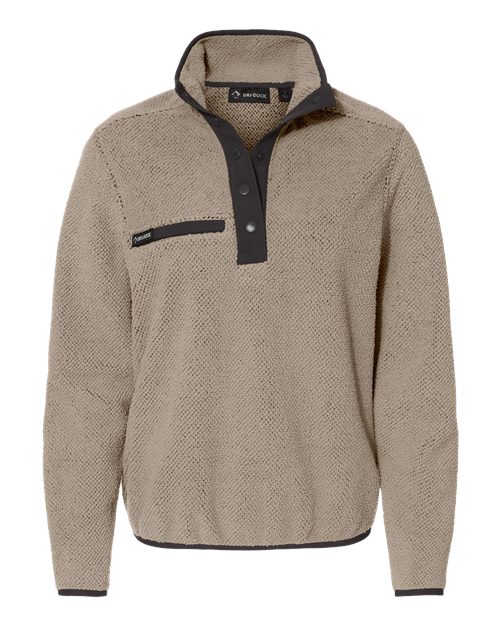 Dri Duck 9345 Ladies' Cypress Sherpa Fleece Pullover #color_MOSS