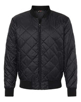 Weatherproof 21752 HeatLast Quilted Packable Bomber #color_Black