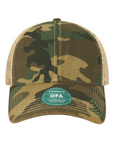 LEGACY OFA Old Favorite Trucker Cap #color_Army Camo/ Khaki