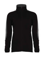 Badger 7921 Women's Blitz Outer-Core Jacket #color_Black/ Graphite