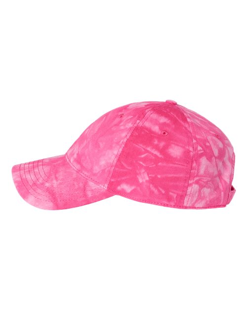 Valucap SP400 Tie-Dyed Dad Hat #color_Dark Pink